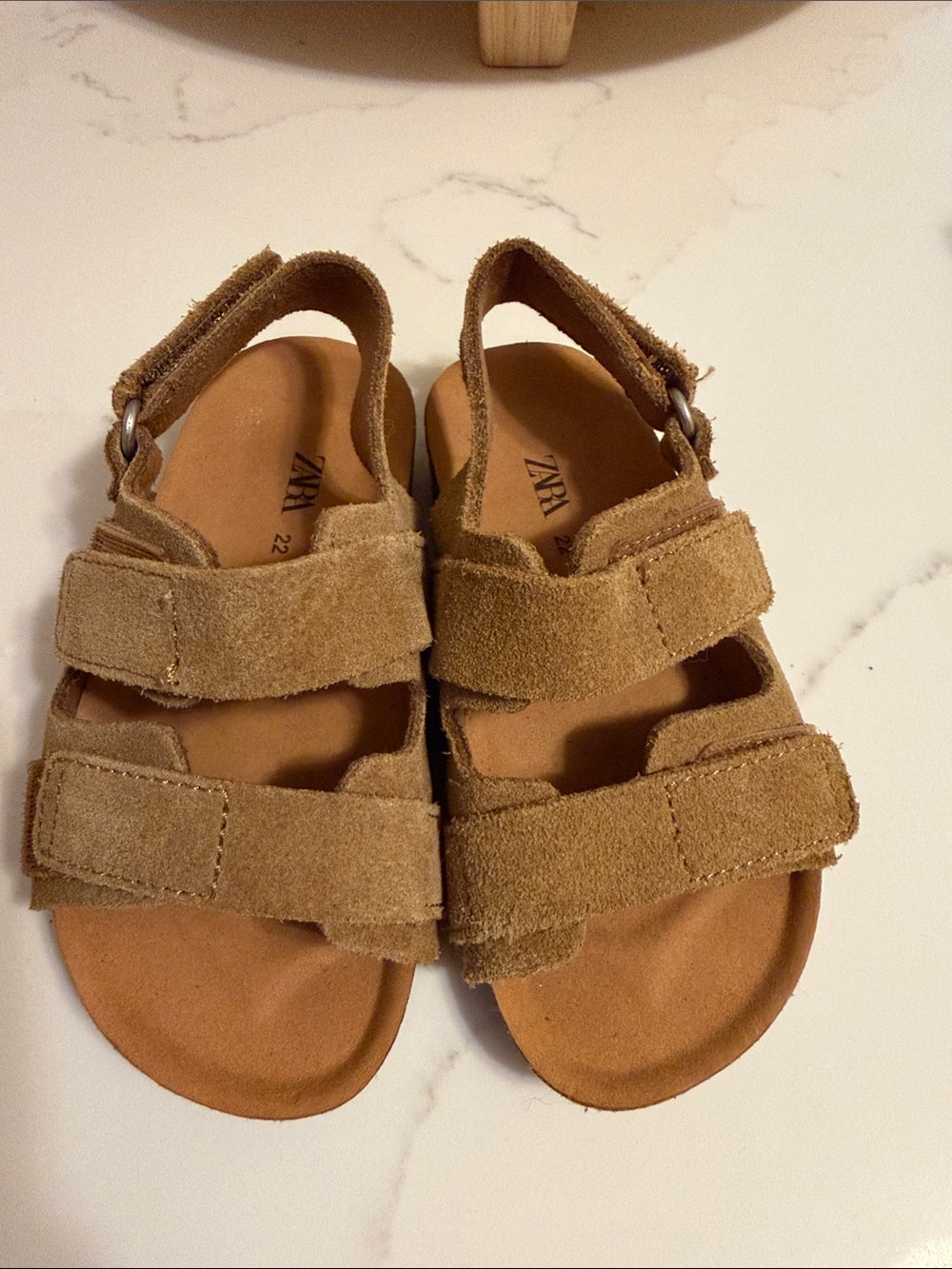 Zara baby leather Strap Sandals